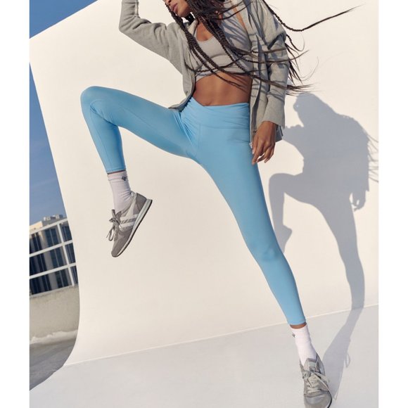 Free People Pants - 🎉LAST CHANCE🎉 NWT FP Movement Wrap Lose Control Legging / Alaskan Blue